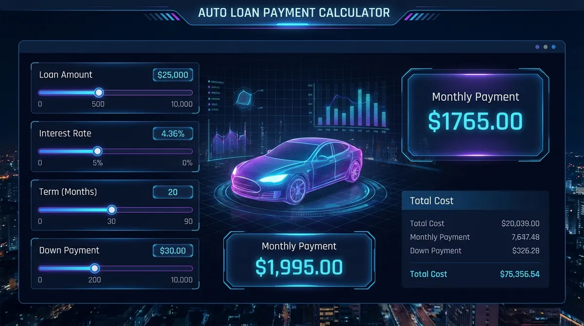 Auto Loan Payment Calculator
