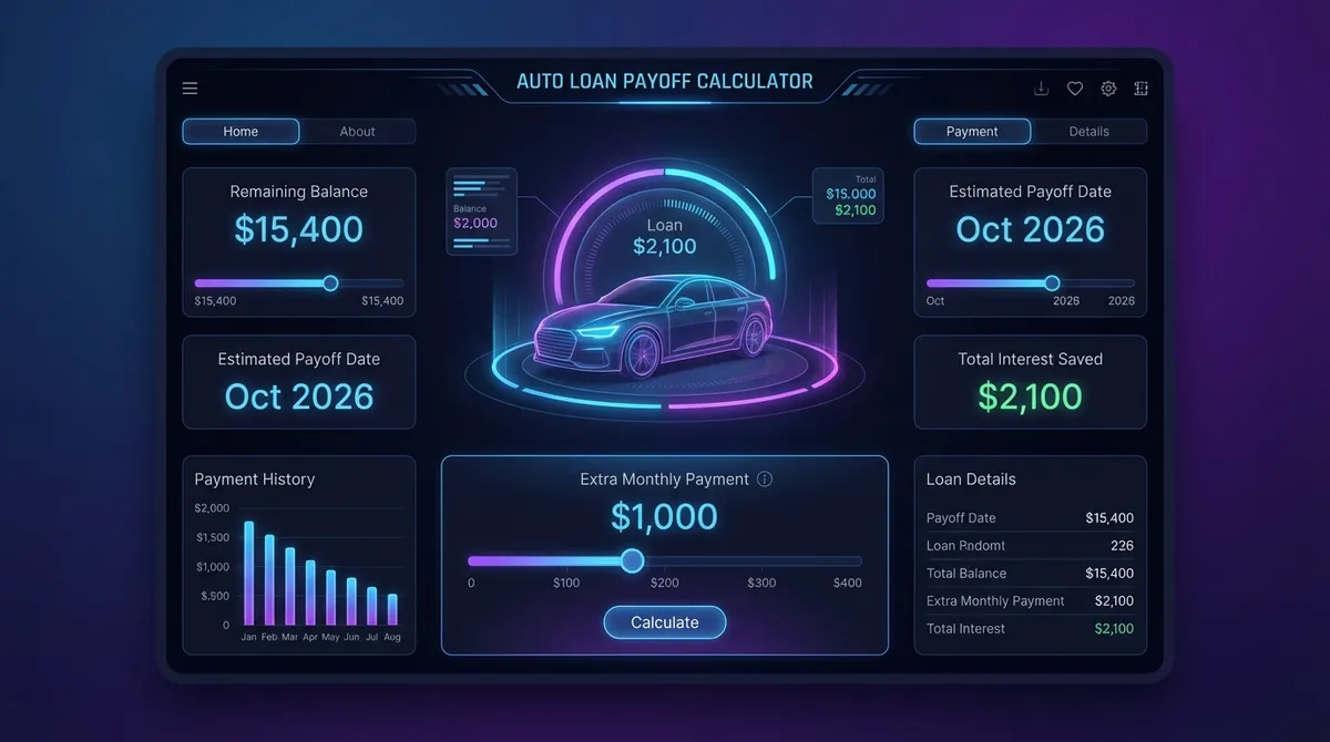 Auto Loan Payoff Calculator