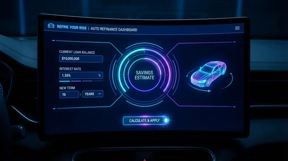 Auto Loan Refinance Calculator Interface