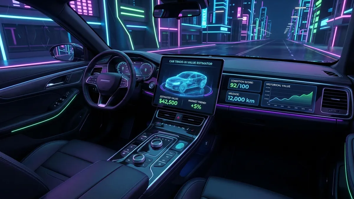 Trade-In Value Calculator Interface