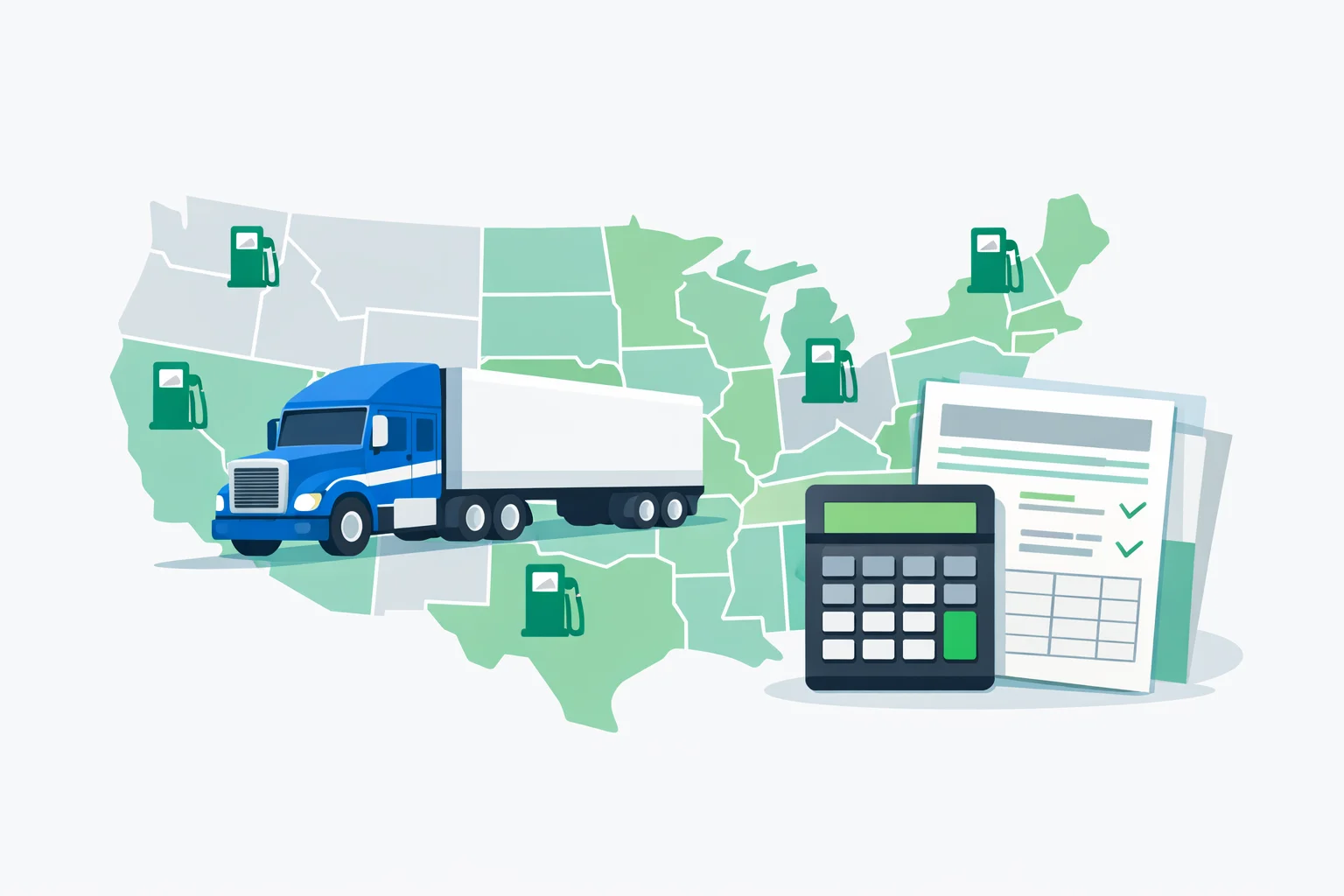 IFTA Fuel Tax Calculator