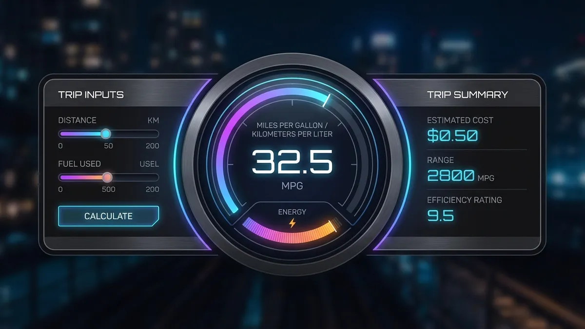 Mileage Reimbursement Calculator Interface