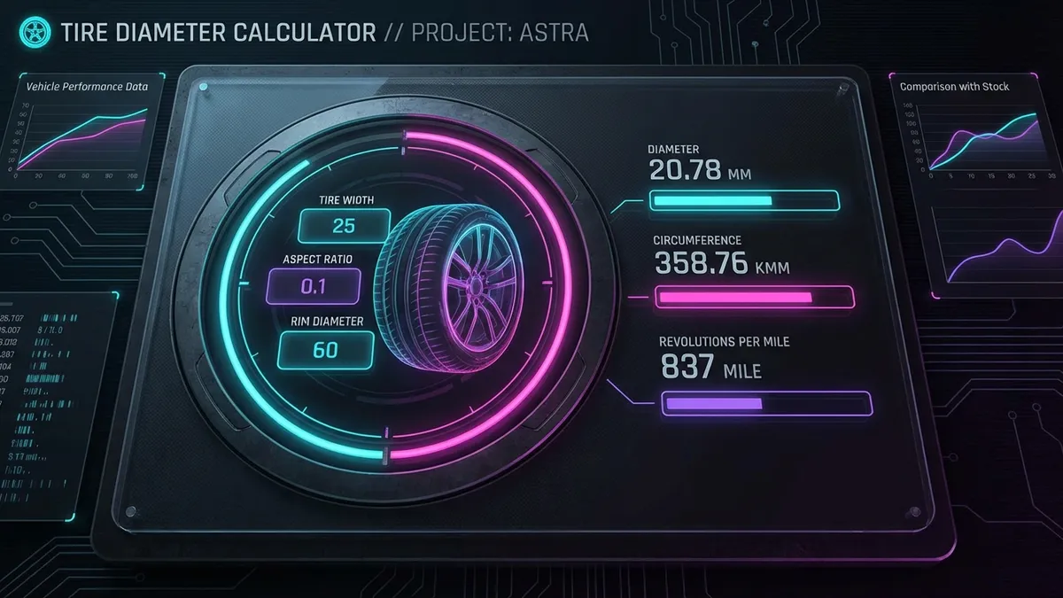 Tire Diameter Calculator